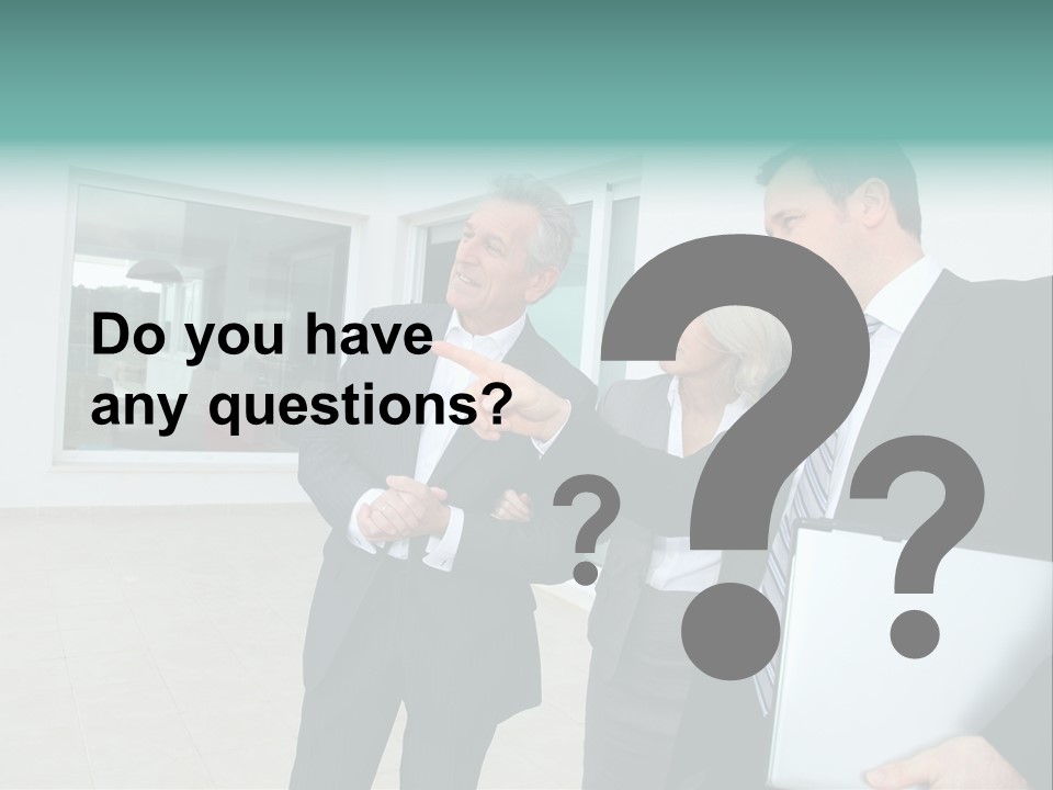 Woman Senior Showing PowerPoint Template