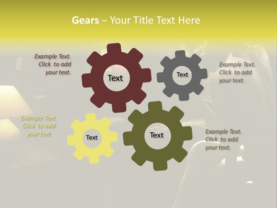 Sit Style Rays PowerPoint Template