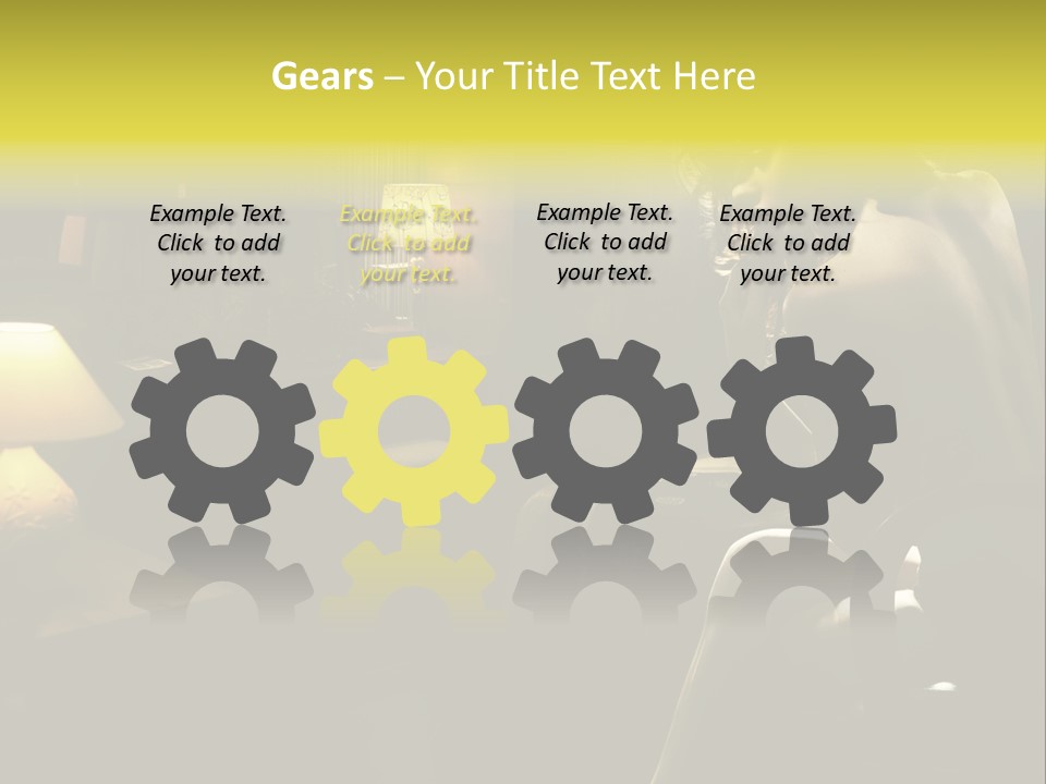 Sit Style Rays PowerPoint Template