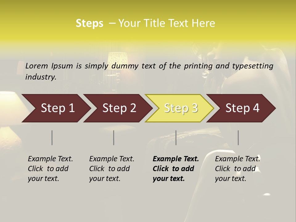 Sit Style Rays PowerPoint Template