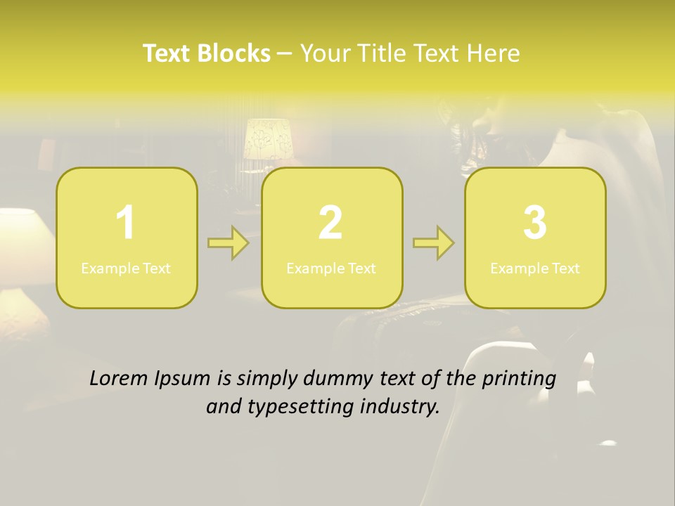 Sit Style Rays PowerPoint Template