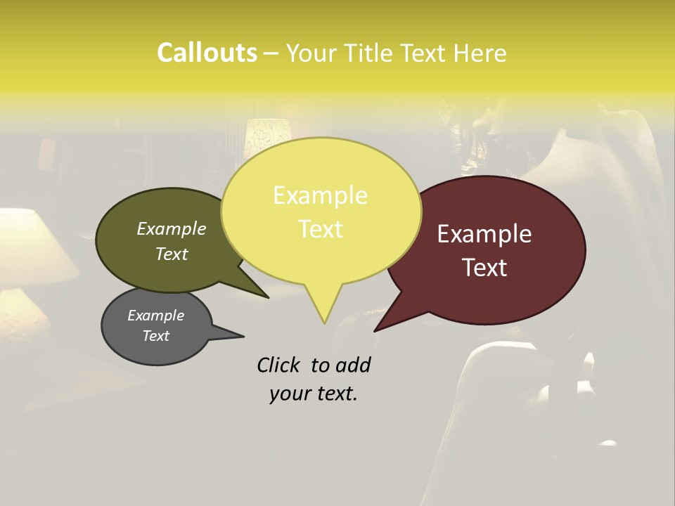 Sit Style Rays PowerPoint Template
