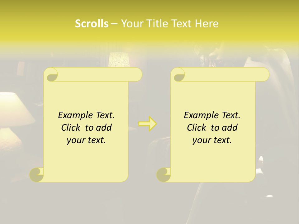 Sit Style Rays PowerPoint Template