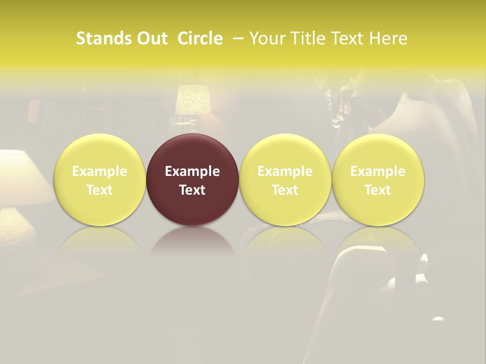 Sit Style Rays PowerPoint Template