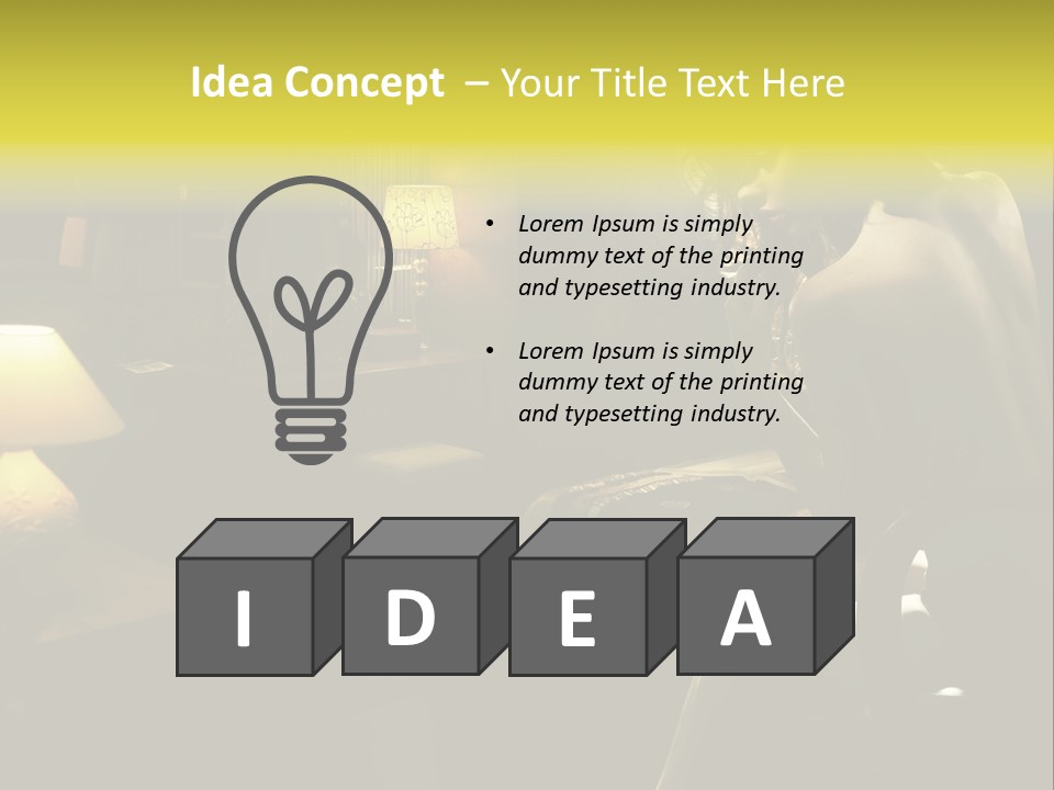 Sit Style Rays PowerPoint Template