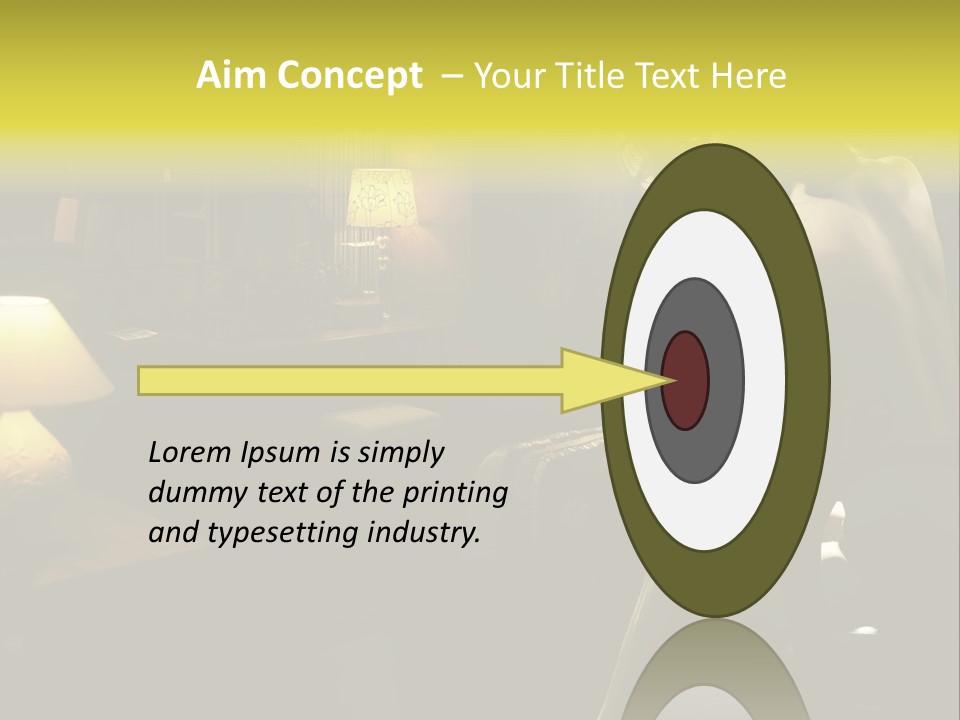 Sit Style Rays PowerPoint Template