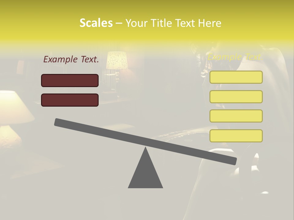 Sit Style Rays PowerPoint Template