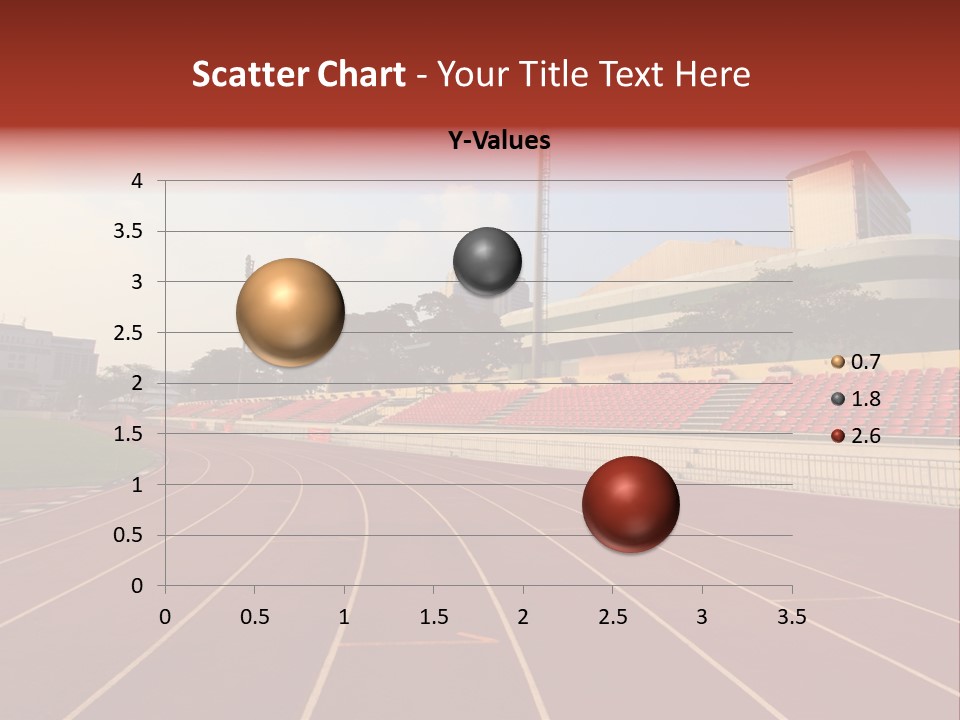 Course Arena Track PowerPoint Template