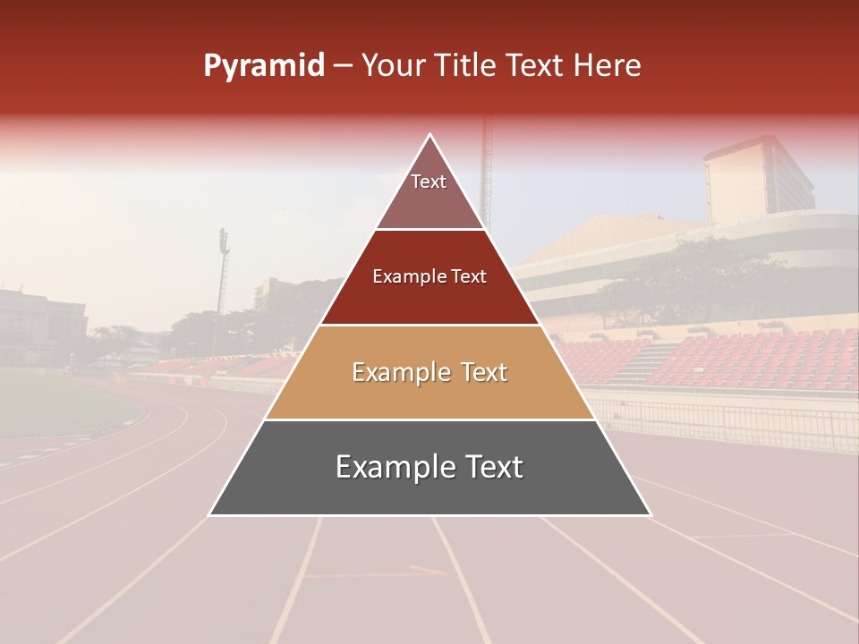 Course Arena Track PowerPoint Template