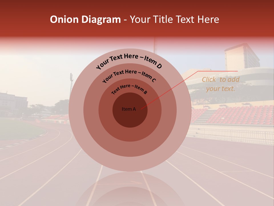 Course Arena Track PowerPoint Template