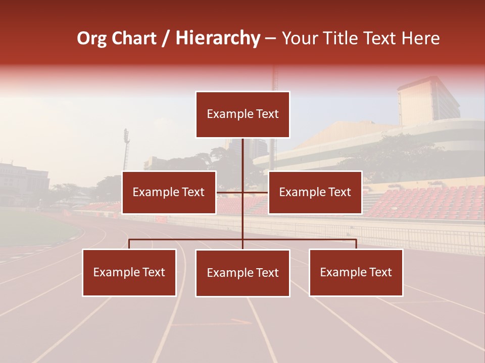 Course Arena Track PowerPoint Template