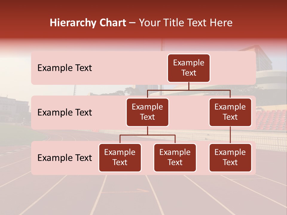 Course Arena Track PowerPoint Template