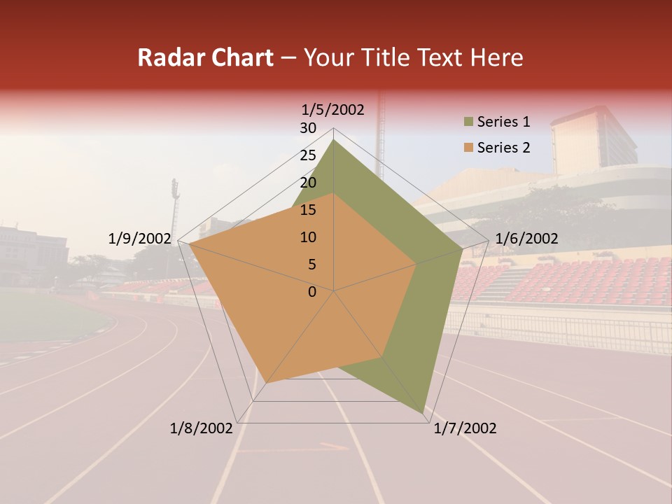 Course Arena Track PowerPoint Template