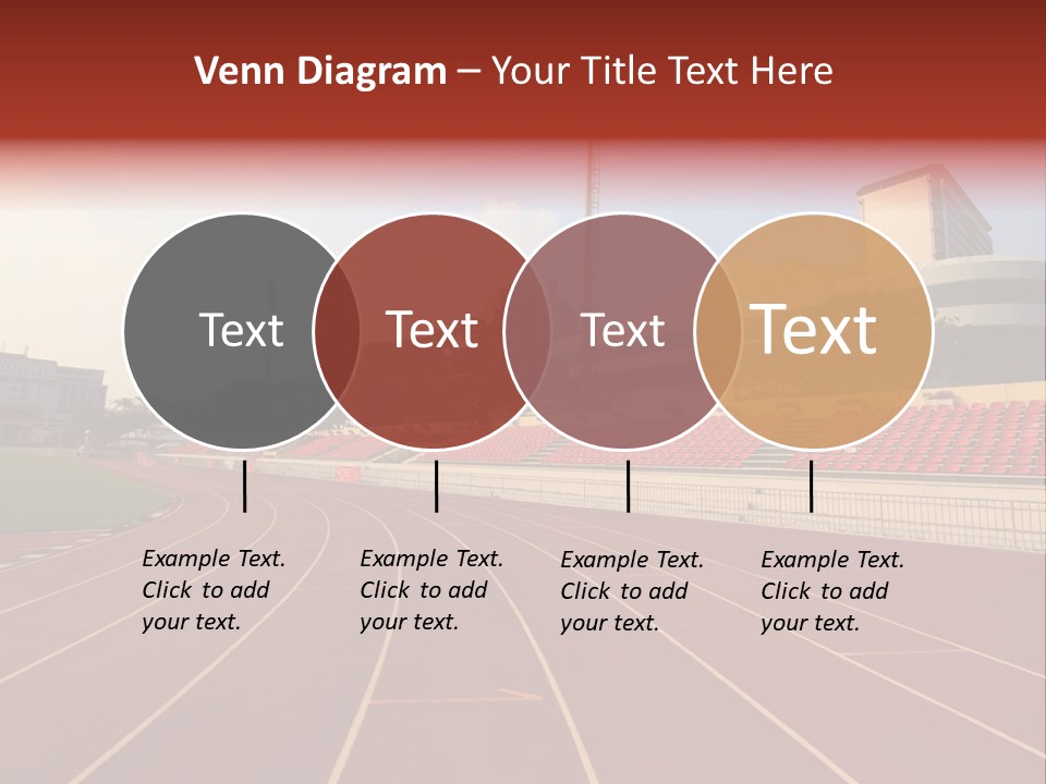 Course Arena Track PowerPoint Template