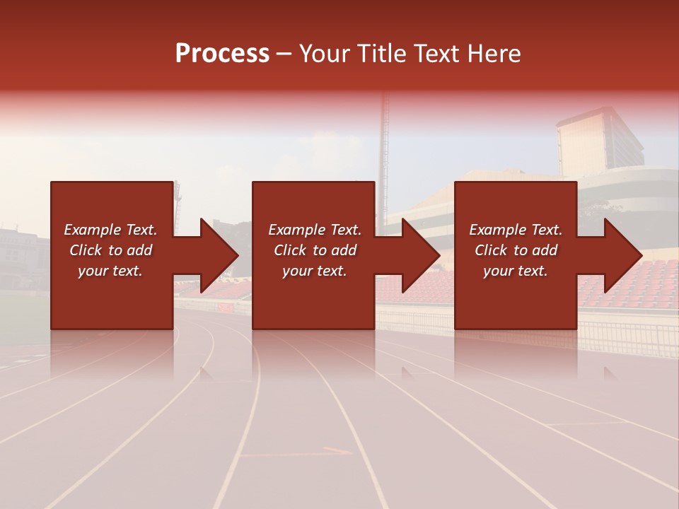 Course Arena Track PowerPoint Template