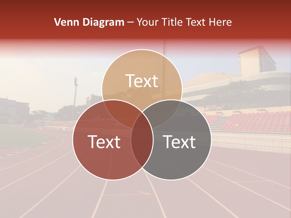 Course Arena Track PowerPoint Template