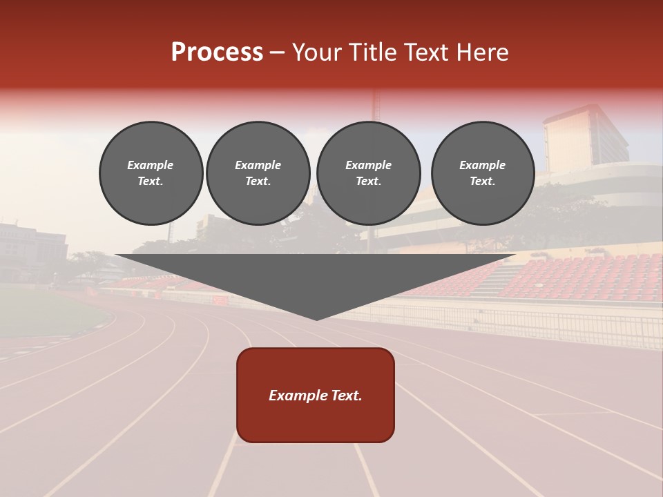 Course Arena Track PowerPoint Template