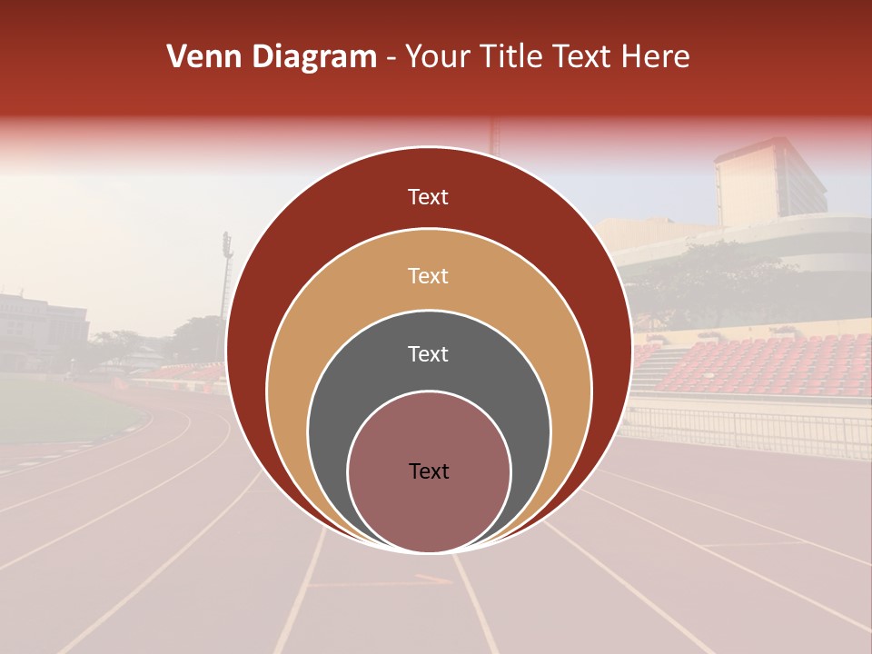 Course Arena Track PowerPoint Template