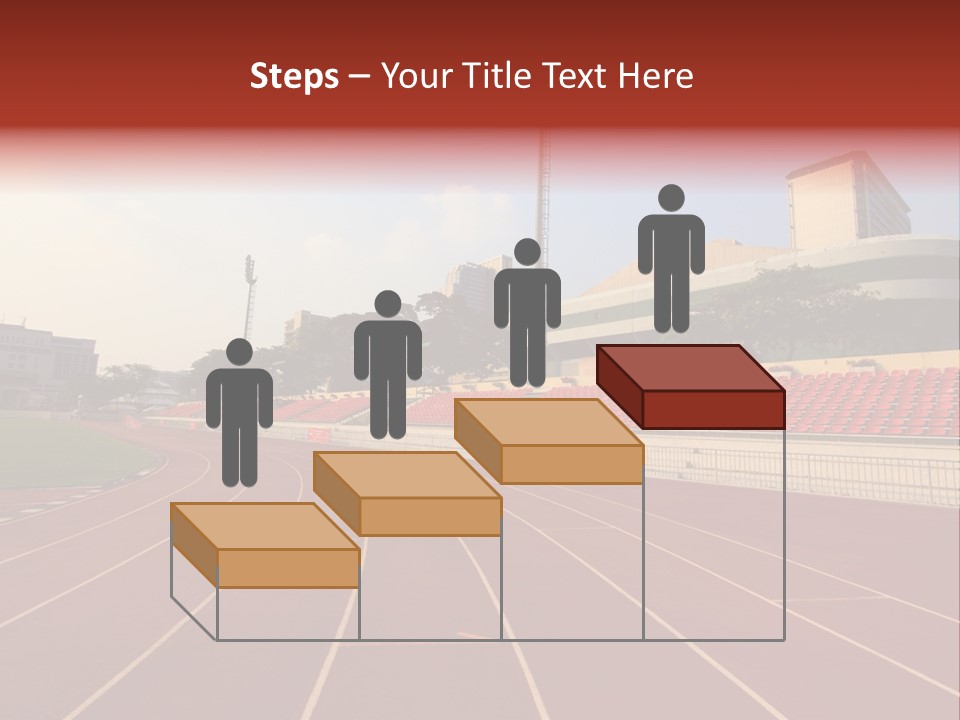 Course Arena Track PowerPoint Template