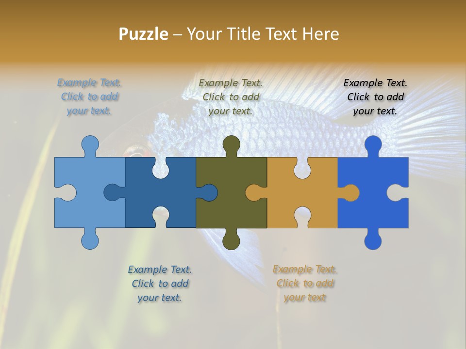 Mikrogeophagus German Fish PowerPoint Template