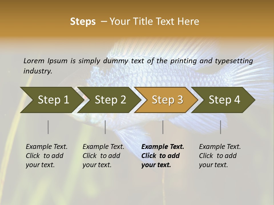 Mikrogeophagus German Fish PowerPoint Template