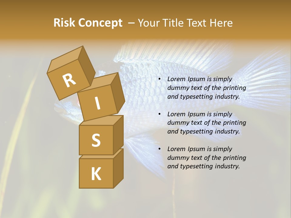 Mikrogeophagus German Fish PowerPoint Template