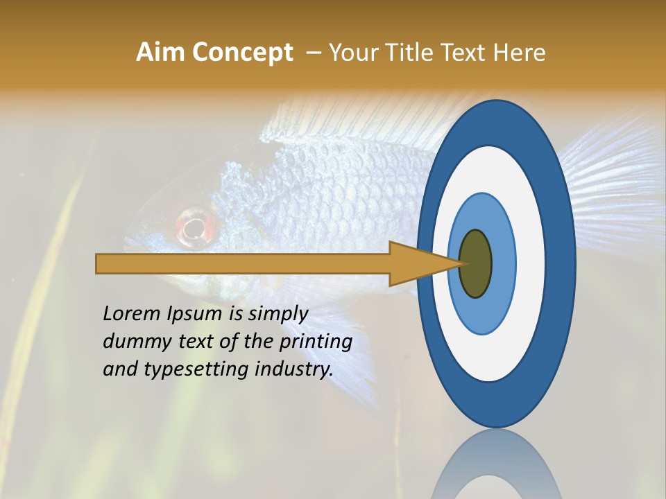 Mikrogeophagus German Fish PowerPoint Template