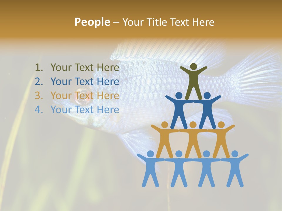 Mikrogeophagus German Fish PowerPoint Template