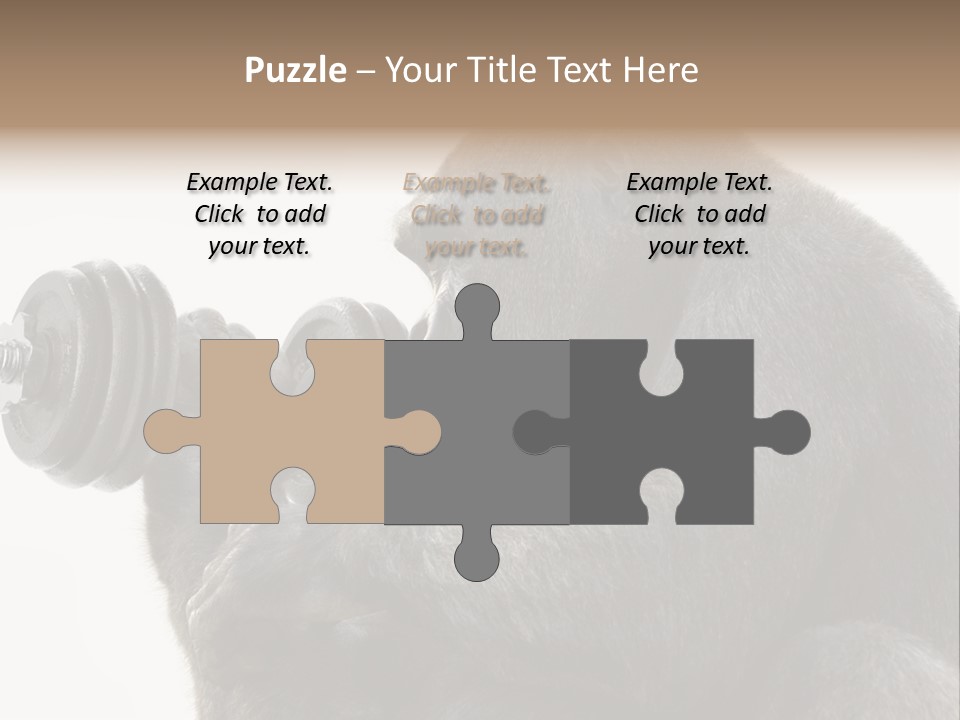 Action Barbell Species PowerPoint Template