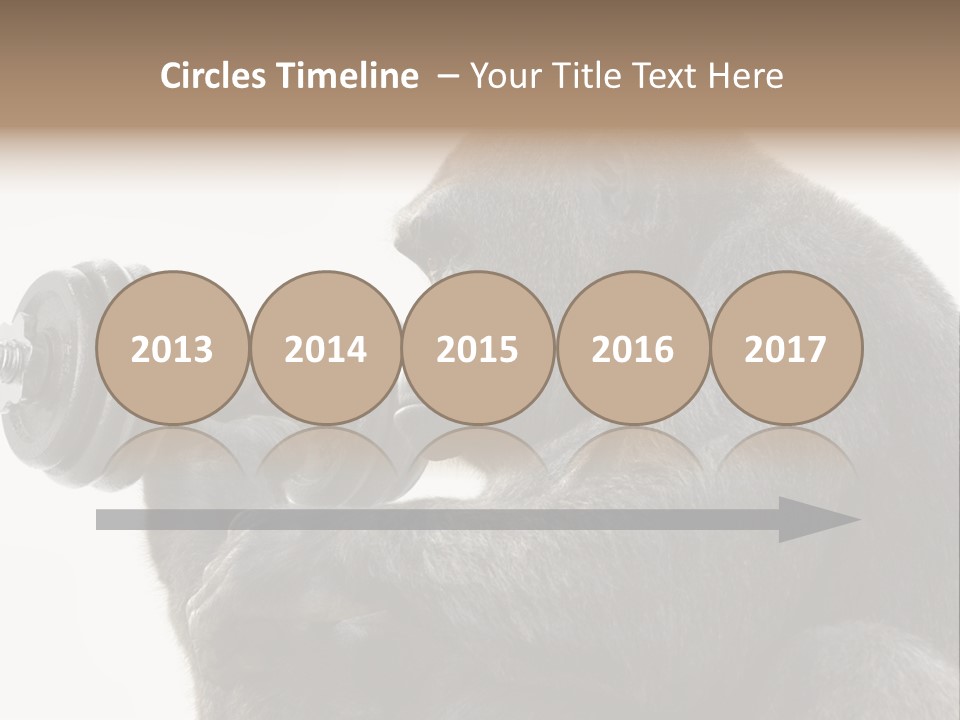 Action Barbell Species PowerPoint Template