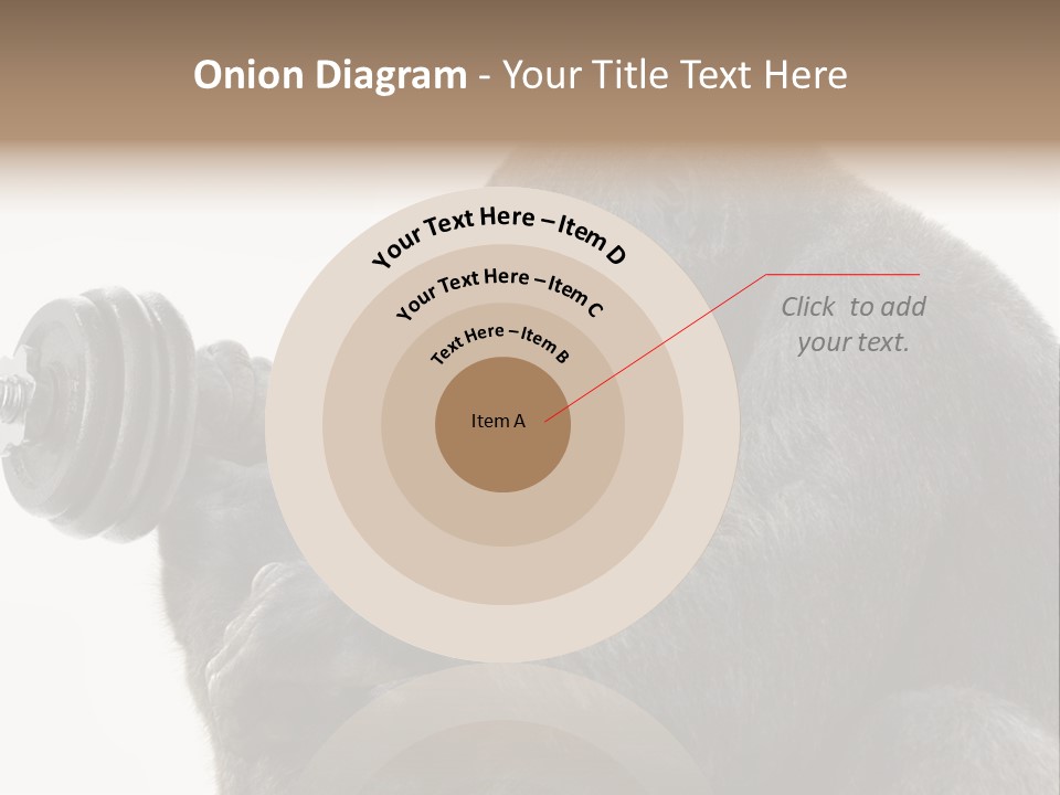 Action Barbell Species PowerPoint Template