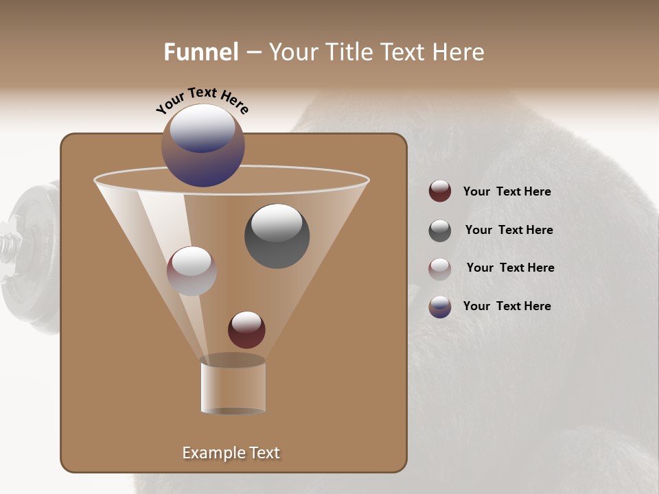 Action Barbell Species PowerPoint Template