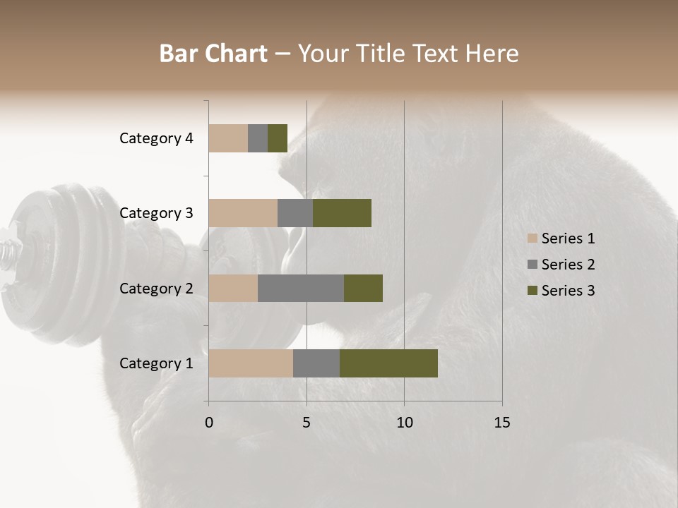 Action Barbell Species PowerPoint Template