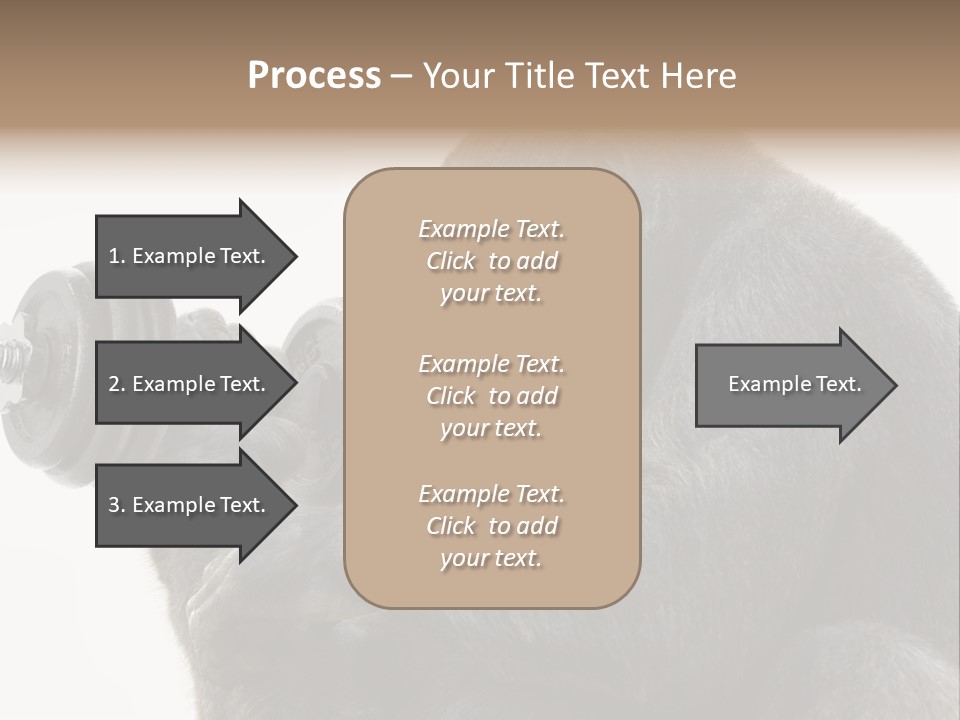 Action Barbell Species PowerPoint Template