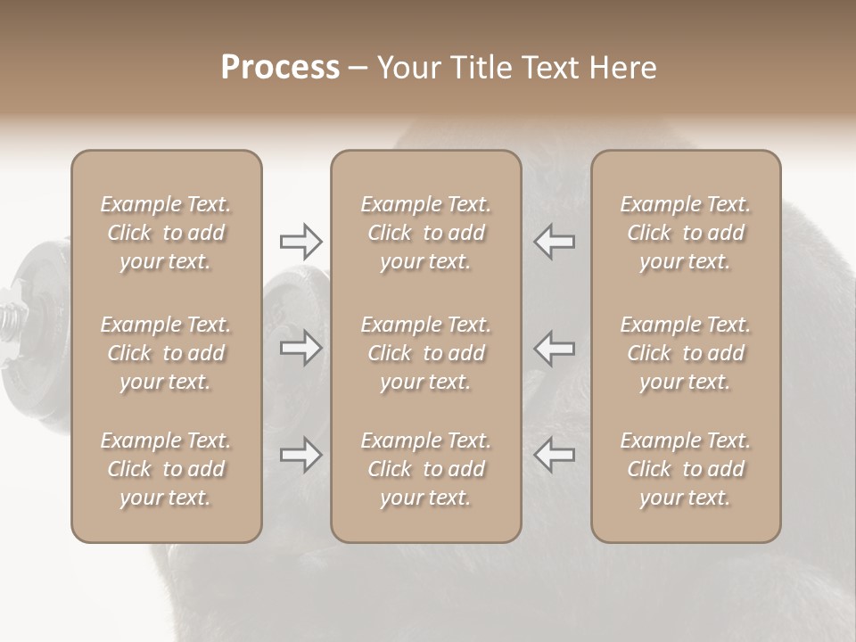 Action Barbell Species PowerPoint Template