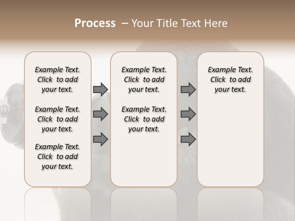Action Barbell Species PowerPoint Template
