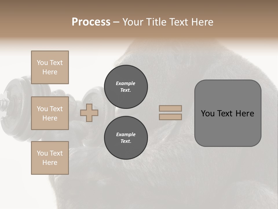 Action Barbell Species PowerPoint Template