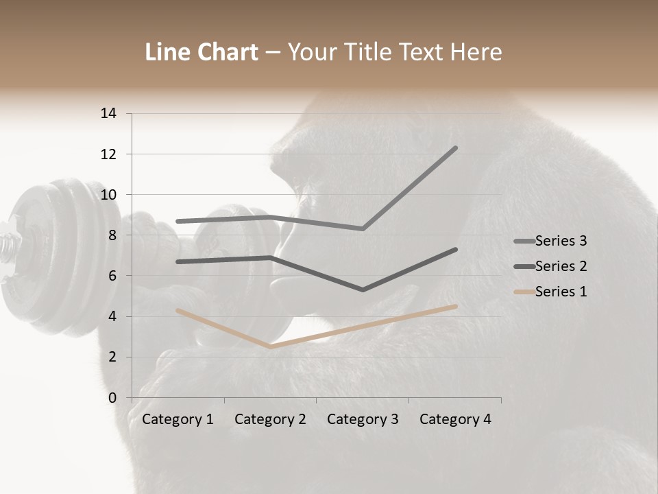 Action Barbell Species PowerPoint Template