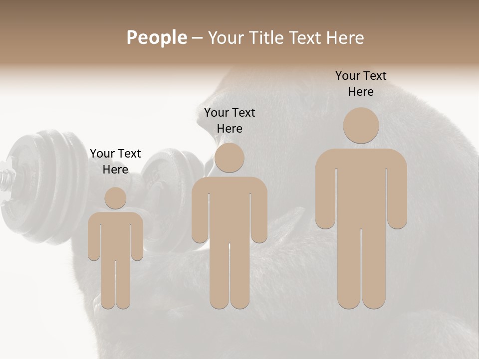 Action Barbell Species PowerPoint Template