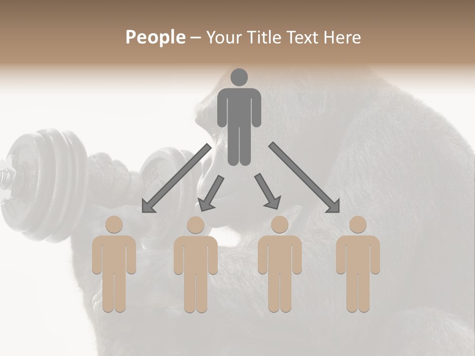 Action Barbell Species PowerPoint Template