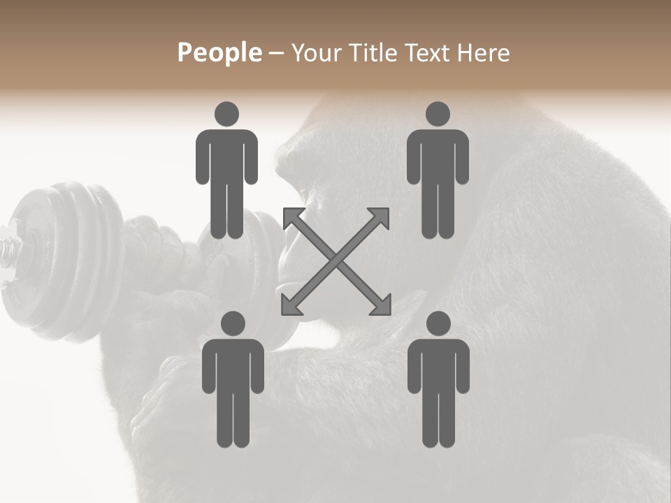 Action Barbell Species PowerPoint Template