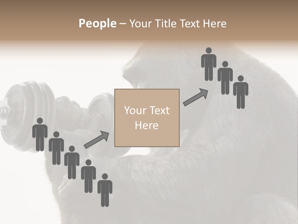 Action Barbell Species PowerPoint Template