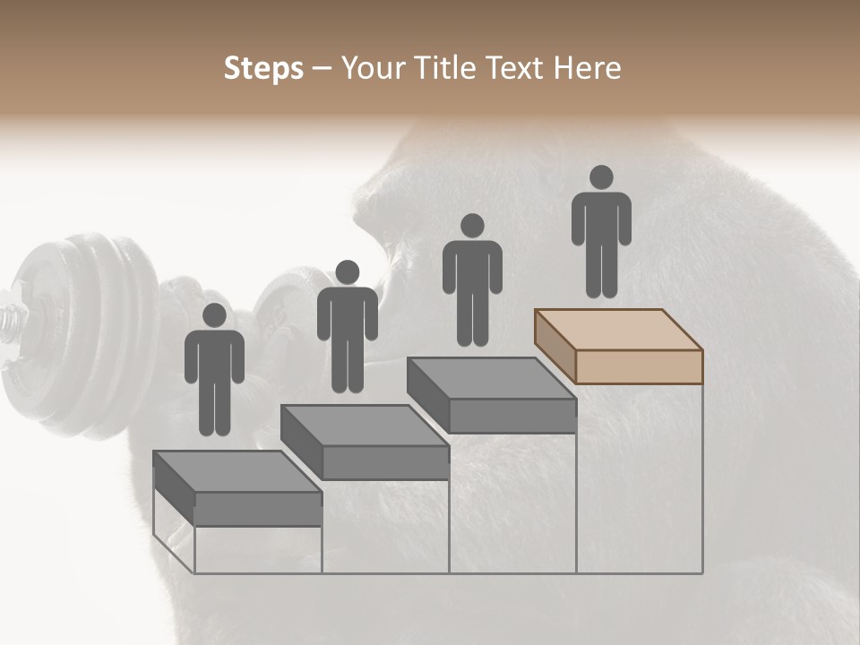 Action Barbell Species PowerPoint Template