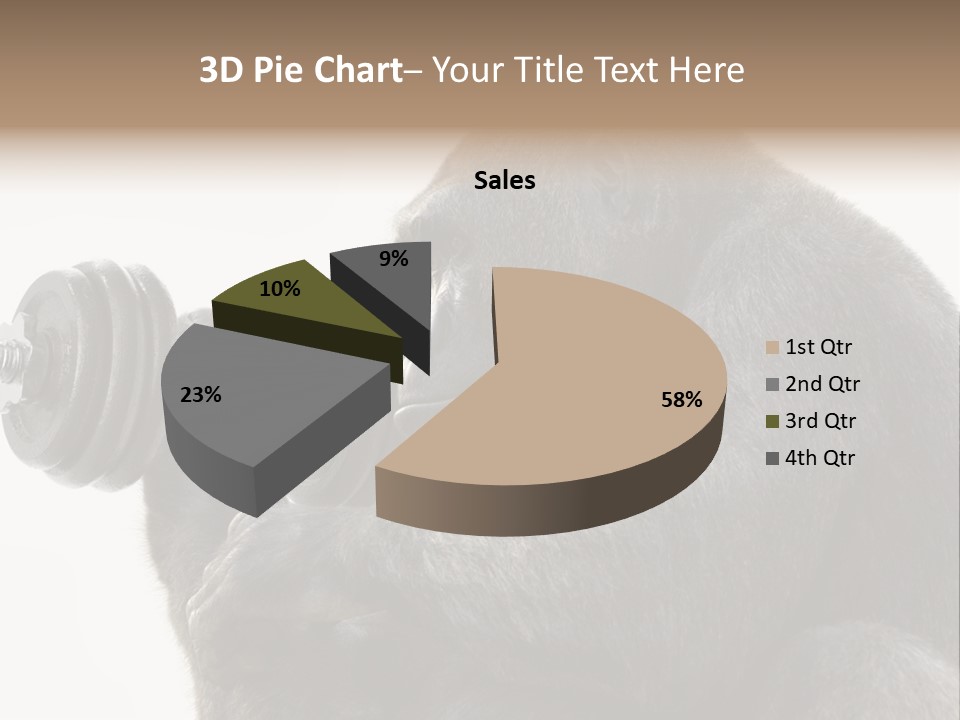 Action Barbell Species PowerPoint Template