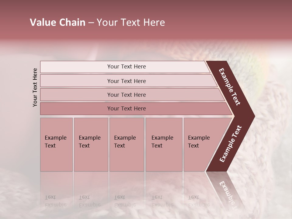 A Baby Wearing A Knitted Hat Laying On Top Of A Blanket PowerPoint Template