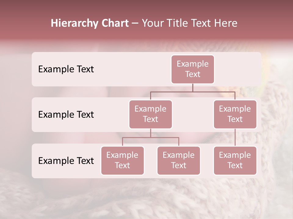 A Baby Wearing A Knitted Hat Laying On Top Of A Blanket PowerPoint Template