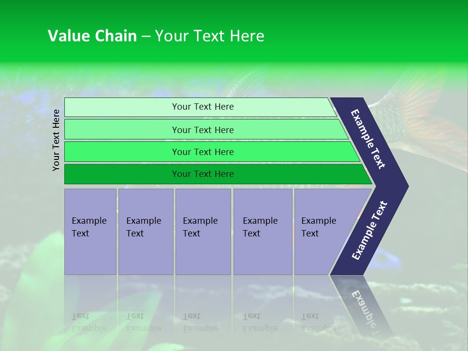 Underwater Stone Red PowerPoint Template