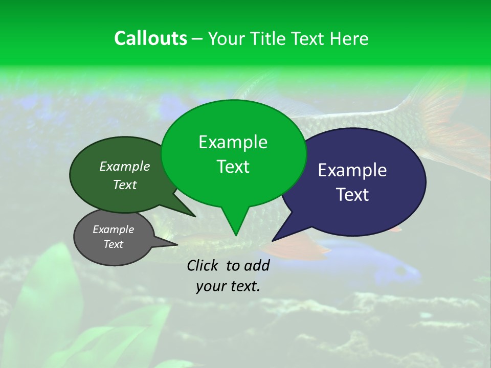 Underwater Stone Red PowerPoint Template