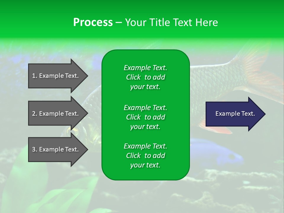 Underwater Stone Red PowerPoint Template