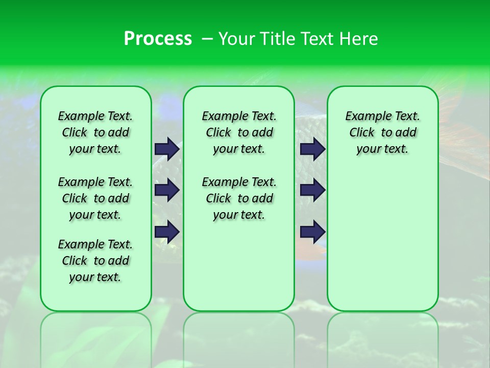 Underwater Stone Red PowerPoint Template